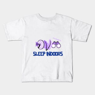 Life's too Short to Sleep Indoors Summer Camping Kids T-Shirt